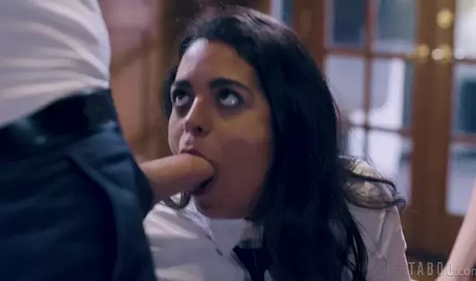 Богатенькие брат и сестра заловили и выебли скромную отличницу