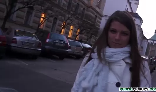 Очередная чешская пиздося отдалась пикаперу в подъезде за денежки