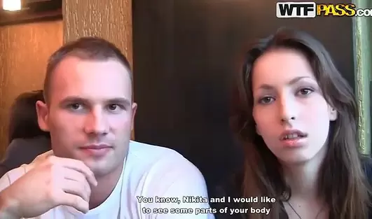 Два пикапера выебли такую красотулю-студенточку, что аж жалко, что и эта оказалась блядиной!