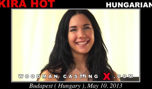Позитивная венгерка на кастинге Вудмана ебётся как шальная крольчиха